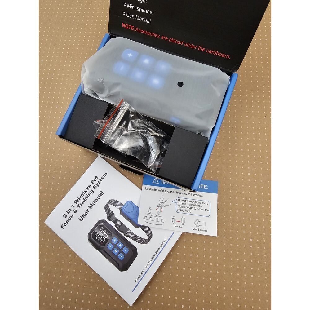 Electric Fence for Dogs 2 in 1 Wireless Pet Collar Fence All in OneTraining - Picture 4 of 4